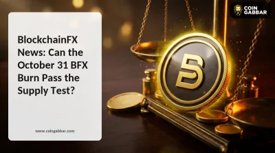 BlockchainFX News comparing the October 31 BFX burn
