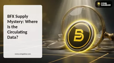BlockchainFX News graphic showing 3.5B BFX supply