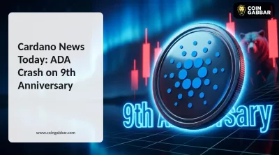 Cardano news today ADA price crash on 9th anniversary