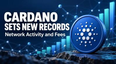 Cardano Sets New Records for  Network Activity and Fees