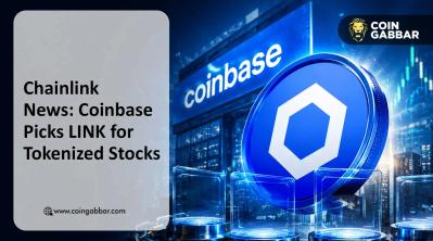 Chainlink news Coinbase tokenized stocks LINK price