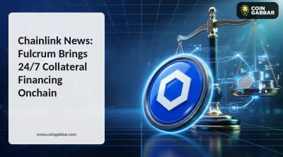 Chainlink News visual of Fulcrum collateral financing workflow