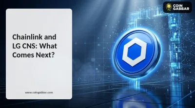 Chainlink News highlighting the LG CNS Korea partnership