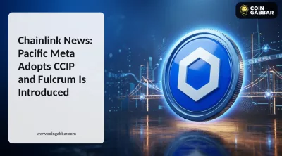 Chainlink News graphic showing Pacific Meta partnership and CCIP