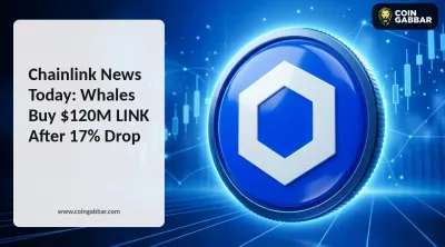 Chainlink News Today showing LINK 17% drop
