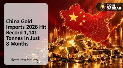 China gold imports 2026 climbing to a record 1,141 tonnes in eight months