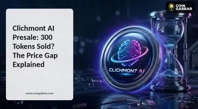 Clichmont AI presale dashboard showing 300.63 tokens