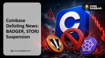 Coinbase Delisting News: BADGER, STORJ Suspension