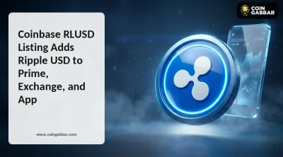 Coinbase RLUSD listing banner announcing Ripple USD on Coinbase