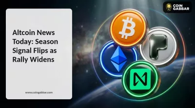 Crypto Altcoin News Today: Season Signal Flips as Rally Widens