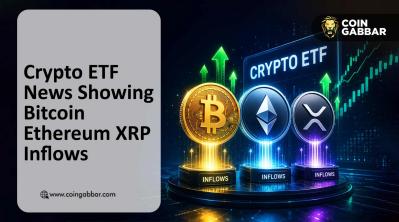Crypto ETF News showing Bitcoin Ethereum XRP inflows