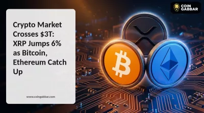 Crypto Market Crosses $3T: XRP Jumps 6% as Bitcoin, Ethereum Catch Up
