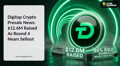 Crypto Presale News Digitap Round 4 dashboard nearing 90% sold