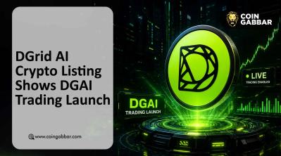 DGrid AI crypto listing shows DGAI trading launch