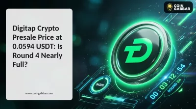 Digitap crypto presale Round 4 progress bar and price countdown