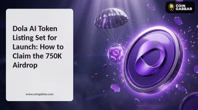 Dola AI Token Listing countdown with 750K DOLA airdrop and named exchanges