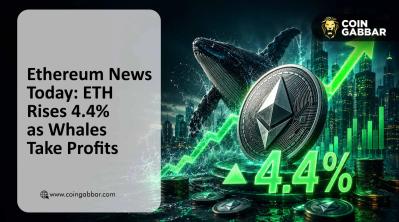 Ethereum News Today: ETH Rises 4.4% as Whales Take Profits