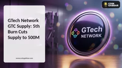 GTech Network GTC supply showing 9.5B burned