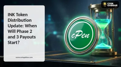 INK token distribution update showing Phase 2 and 3 payout dates