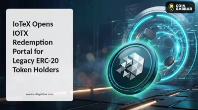 IOTX Redemption Portal screen for legacy ERC-20 to native IOTX