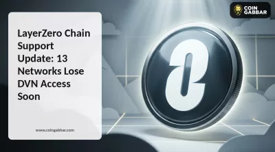 LayerZero chain support update graphic showing affected blockchains