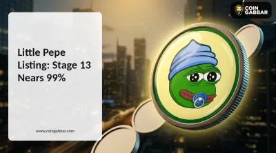 Little Pepe listing dashboard showing Stage 13 at 98.76%