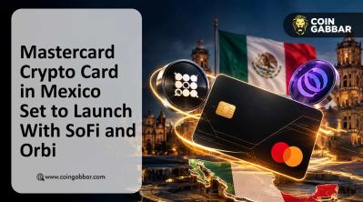 Mastercard crypto card in Mexico shown with Orbi and SoFi logos