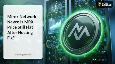 Mirex Network News hosting suspension statement and MRX price chart
