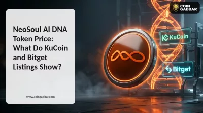 NeoSoul AI DNA token listing graphic for KuCoin and Bitget