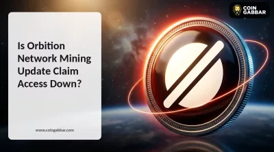 Orbition Network Mining Update showing new listing and claim portal status
