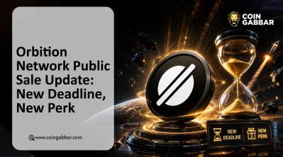 Orbition Network Public Sale Update banner announcing extended deadline