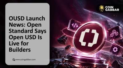 OUSD launch news graphic showing Open USD stablecoin is live