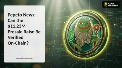 Pepeto News showing the $11.23M presale raise