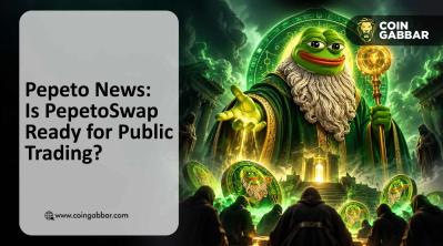 Pepeto News website showing new PepetoSwap exchange release