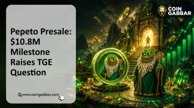Pepeto presale $10.8M funding dashboard TGE update