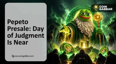 Pepeto Presale funding dashboard and Day of Judgment countdown