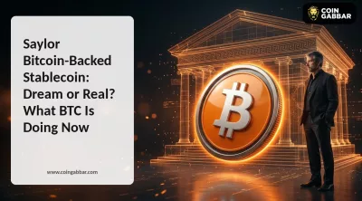 Saylor Bitcoin-Backed Stablecoin Banner