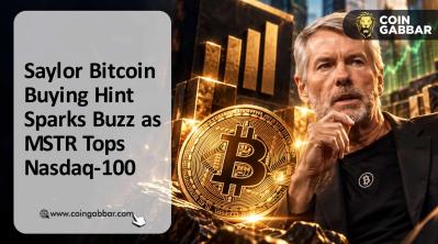 Saylor Bitcoin Buying Hint Banner