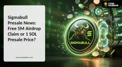 Sigmabull presale news showing airdrop claim portal and SOL raise