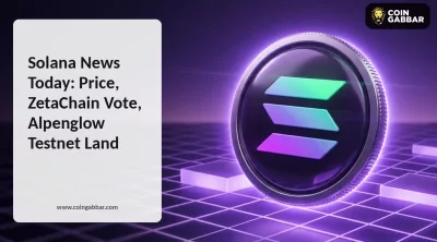 Solana news chart with ZetaChain vote and Alpenglow testnet update