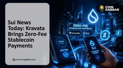 Sui News: Kravata and Sui Network logos for zero-fee stablecoin payments launch