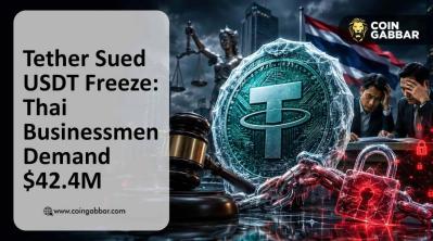 Tether sued USDT freeze lawsuit graphic showing USDT and the Thailand flag