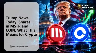 Trump news today MSTR and COIN stocks crypto impact