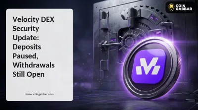 Velocity DEX Security Update status: deposits paused, withdrawals still open