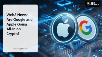 Google and Apple logos representing Web3 News on crypto hiring