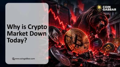Why is crypto market down today Bitcoin price and crypto market crash