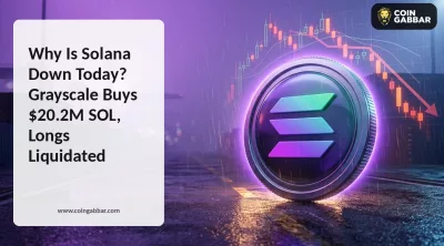 Why Is Solana Down Today? Grayscale Buys $20.2M SOL, Longs Liquidated