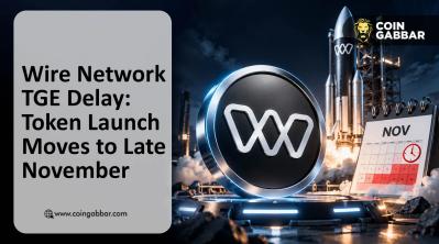 Wire Network TGE delay announcement on X, October 27, 2026