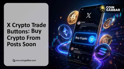 X crypto trade buttons coming soon