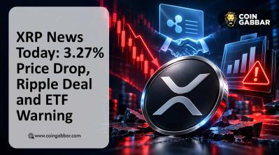 XRP News Today price drop, Ripple institutional deal